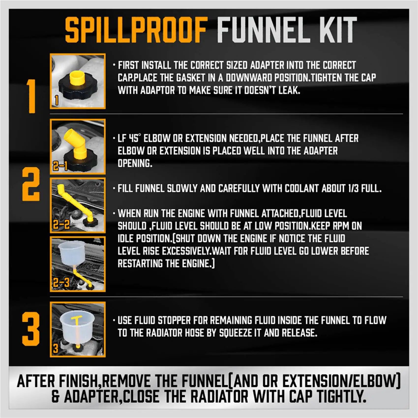 

30 шт., комплект воронки для заправки охлаждающей жидкости радиатора автомобиля, защита от разливов, система охлаждения, инструмент, воронка для заливки носика, инструмент для заливки масла-AA26