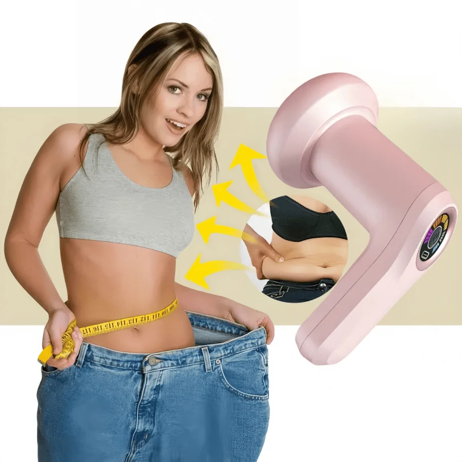 Massager, Multi-Functional Vibration Massager With 5 Massage Heads, Handheld And Portable, Effectively Relaxes Muscles, Relieves Stress, Burns Body And Abdominal Fat, And Sculpts A Perfect Figure. Suitable For The Whole Body, It's The Best Choice For Home view 2