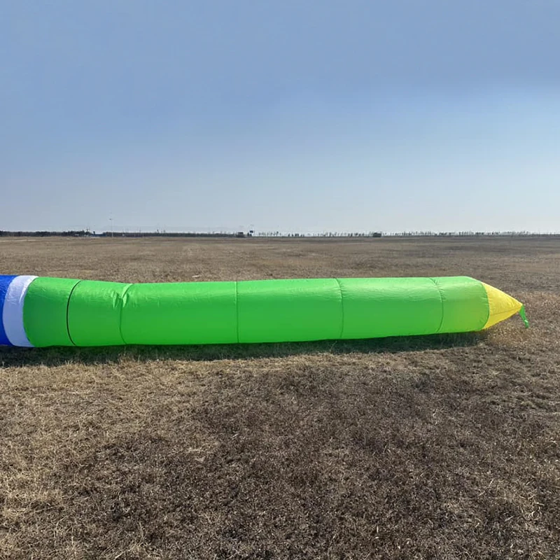 9KM 8m Pencil Kite Ripstop Nylon Fabric Line Laundry Kite Pendant Soft Inflatable Large Professional Kite for Adults with Bag