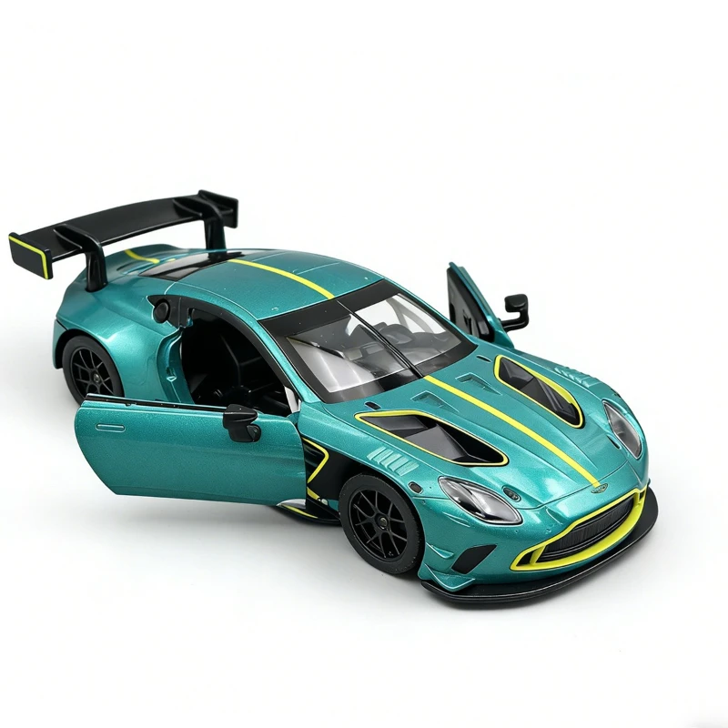 CCA Simulatie 1/31 Aston Vantage GT3 Legering Model Auto Simulatie Sportwagen Speelgoed Kinderen Verjaardagscadeau Collectie Miniatuur