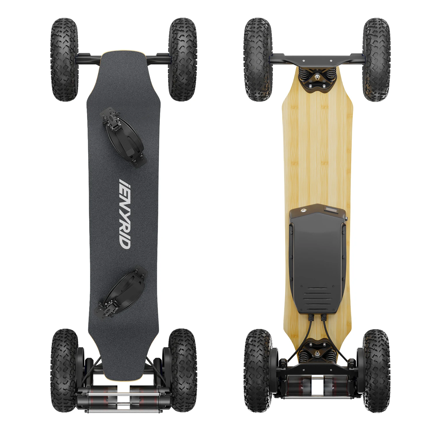 2022 Hot Sale all Terrain mountainboard iE YF009 9inch Dual Motor Each 1650W*2 electric long board US warehouse