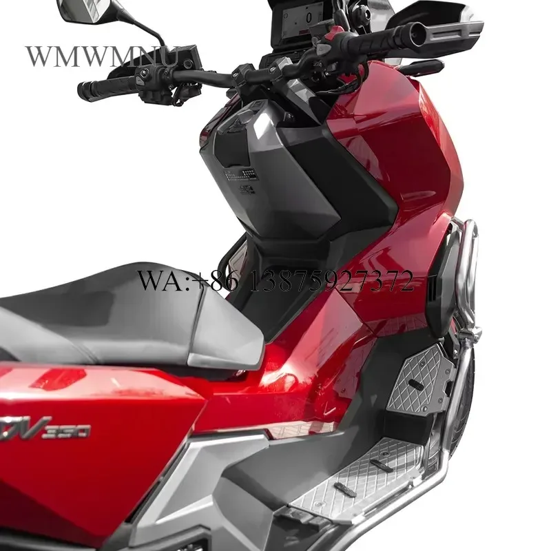 Wmwmnu for Adv 350 Crash Bar Stainless Steel Aluminum Alloy Anti Fall Upper Lower Motorcycle Bumper Engine Guard Protection