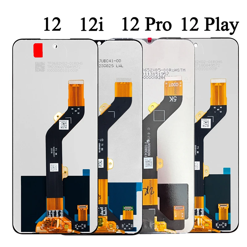 X665 X6817 X665B X668C Premium Lcd For Infinix Hot 12 Pro Display Hot 12 Play Touch Screen Digitizer Panel Assembly For Hot 12i