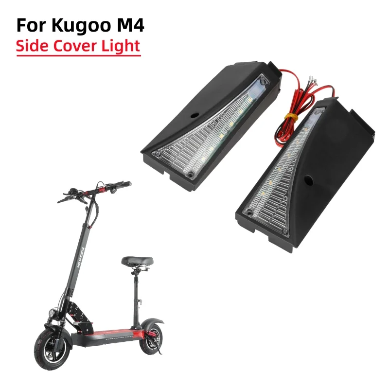 

For Kugoo M4 Scooter Side Cover Light 1 Set Bottom Plate Corner Protection Cover Side Lights For Kugoo M4 Electric Scooter Parts