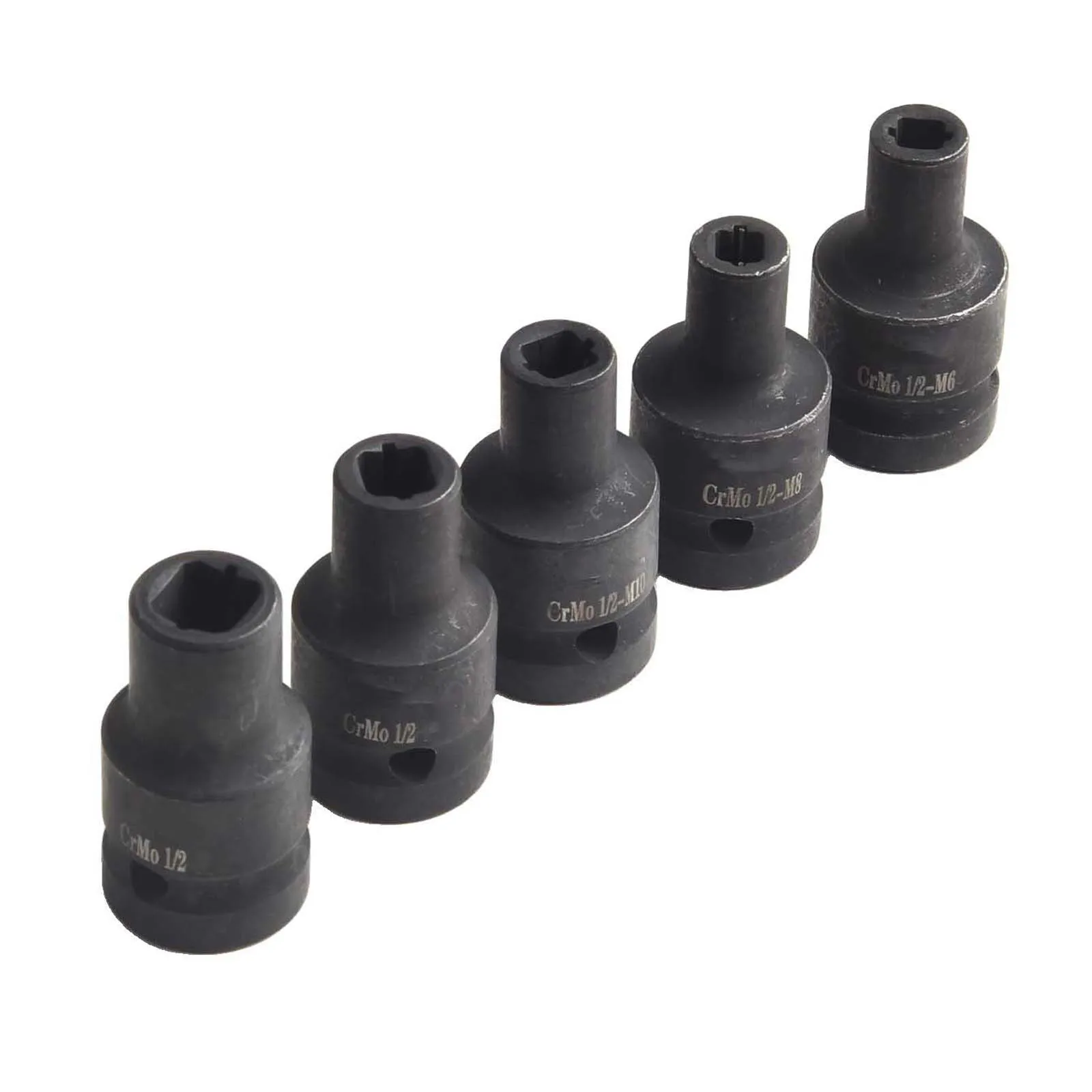 5 stücke Tap Buchse Set M6-14 Legierung Stahl Maschine Tap Halter 1/2'' Platz Interface Schnell Ändern Gewinde wasserhähne Adapter Für Power Tools – Detail 17