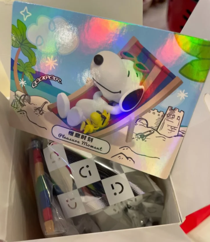Origineel op voorraad Snoopy Travel Partners Series Blind Box Collection Handgemaakte decoratie Leuk speelgoedpop Meisje verjaardagscadeau