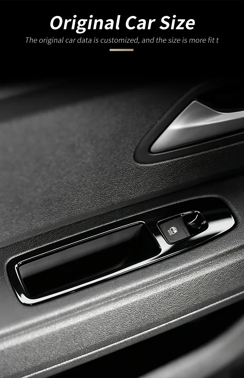 Auto-Fensterheber-Panel Kratzschutz für Dacia Duster 3 Bigster 2024 2025 2026 2027 Dekoration Schutz Innenausstattung Zubehör – Detail 2