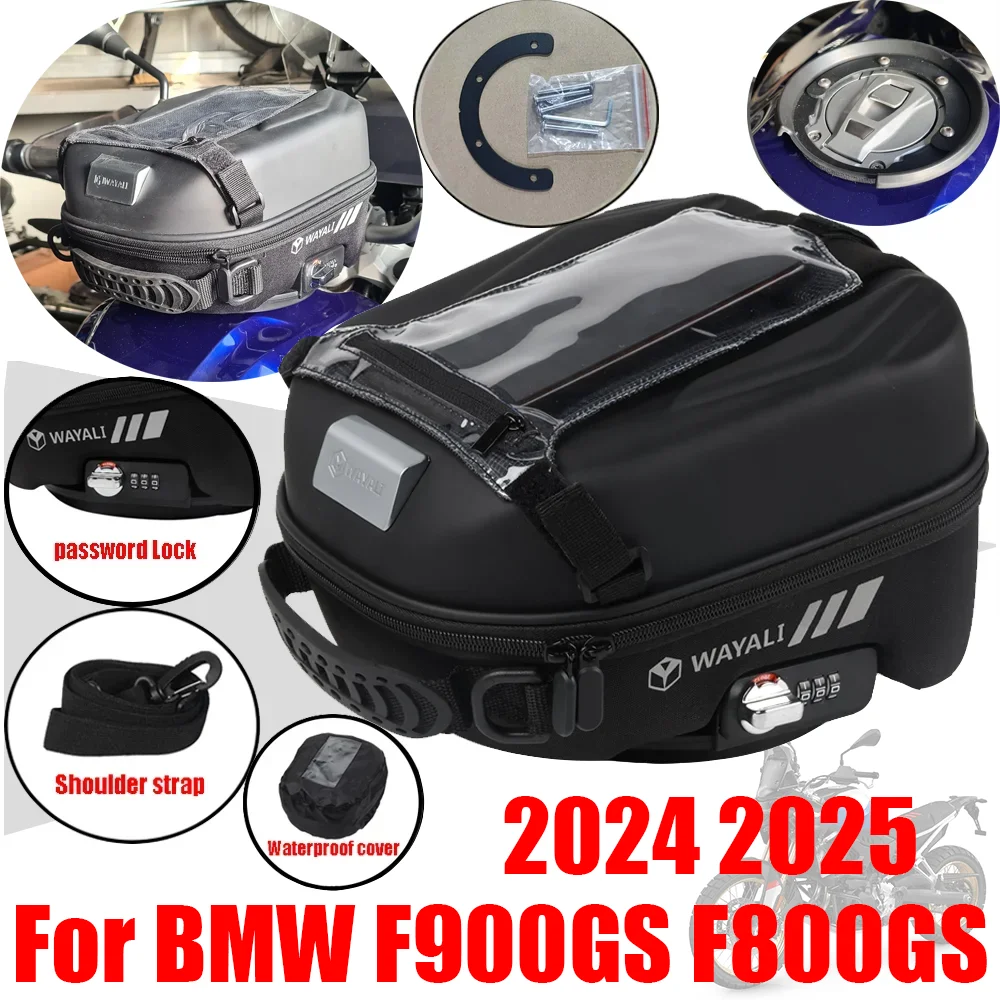 

For BMW F900GS Adventure F800GS GS800 F900 F800 GS F 900 800 GS 2024 Accessories Tank Bag Luggage Tanklock Storage Bag Backpack