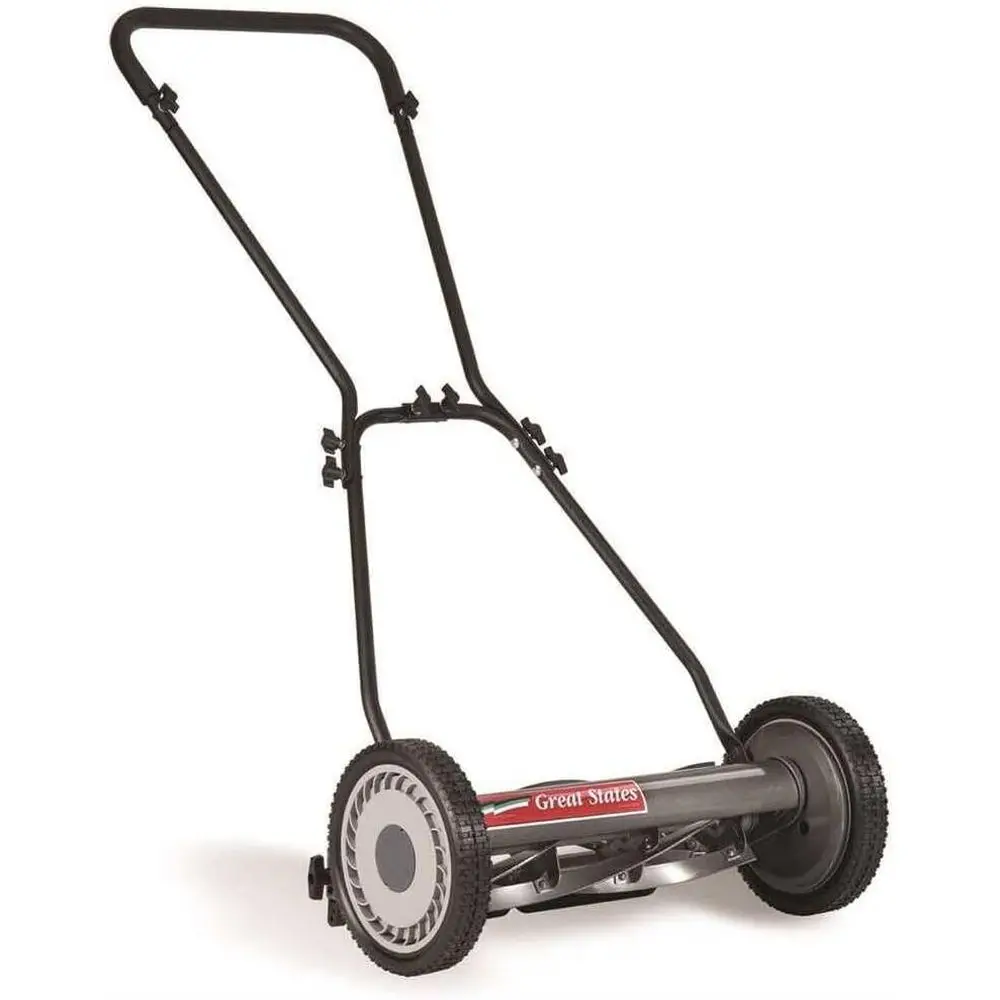 

815-18 18-Inch 5-Blade Push Lawn Mower, 18-Inch, 5-Blade, Grey