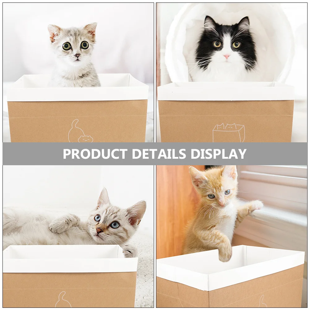 

1 Set Household Scratching Nest Pet Sleeping Place Dog Bed Cat Cardboard Scratch Board Pet Nest Kitten Puppy Resting Cave