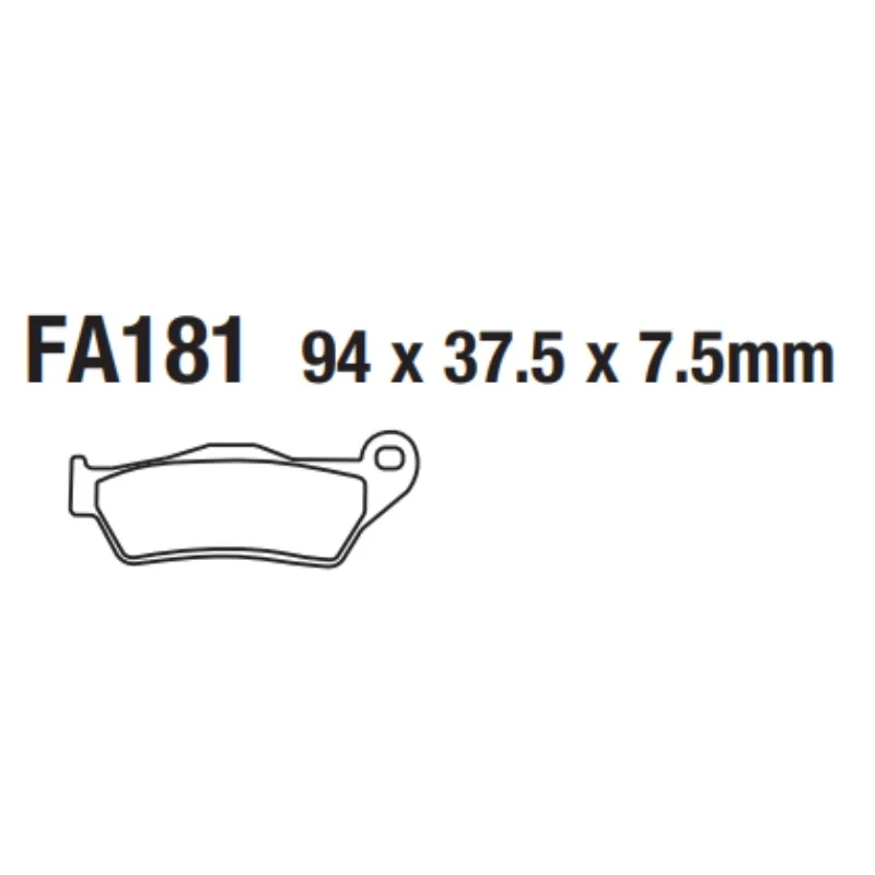 Front Rear Brake Pad Fit for KTM Adventure 1090 1190 15-19 1290 15-23 Fit for HUSQVARNA Norden 901 22-24 Replace for FA244 FA181 view 5