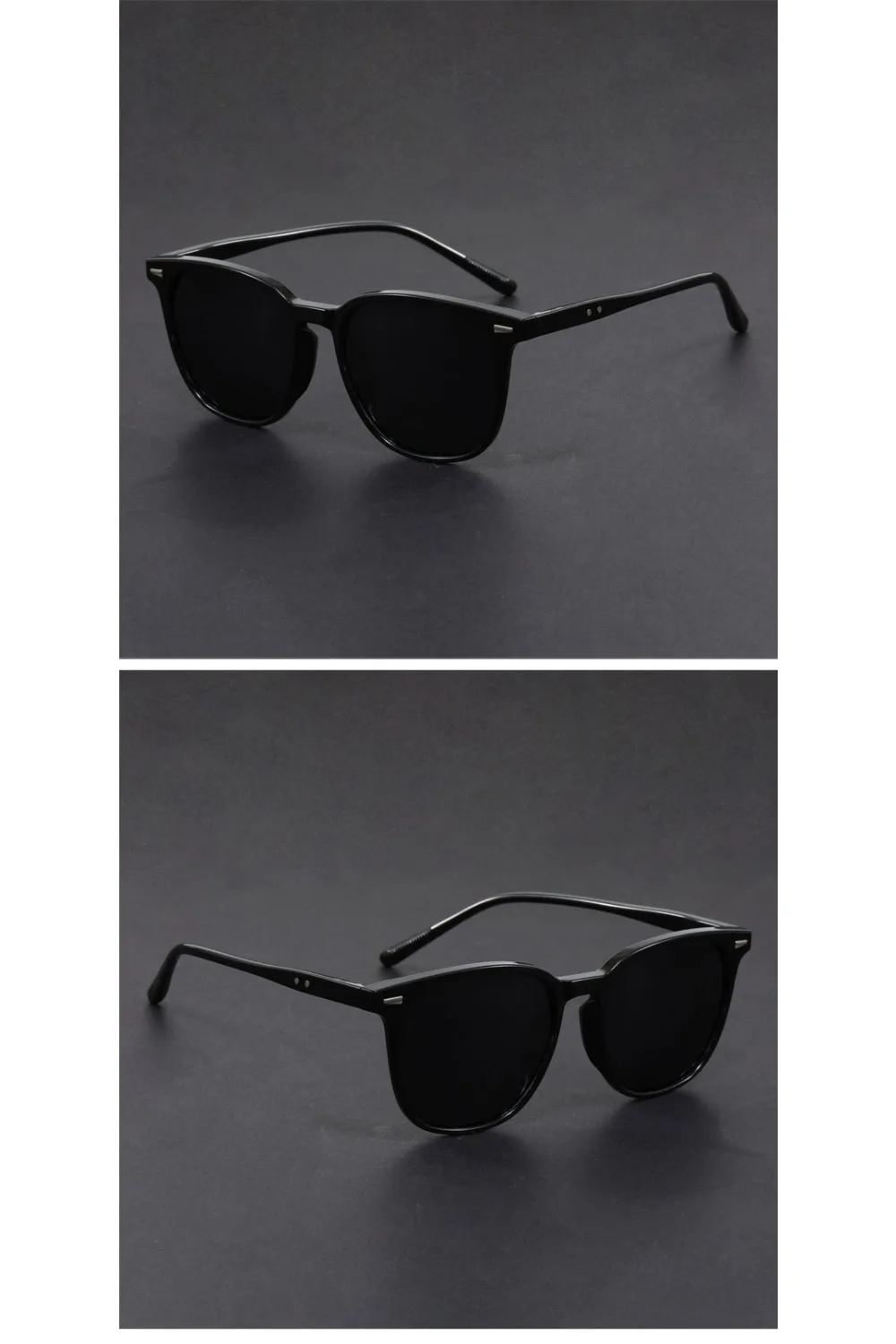 Ultraleichte Runde Sonnenbrille für Damen und Herren, UV-Polarisiert, Modische Brille zum Fahren und Angeln – Detail 3