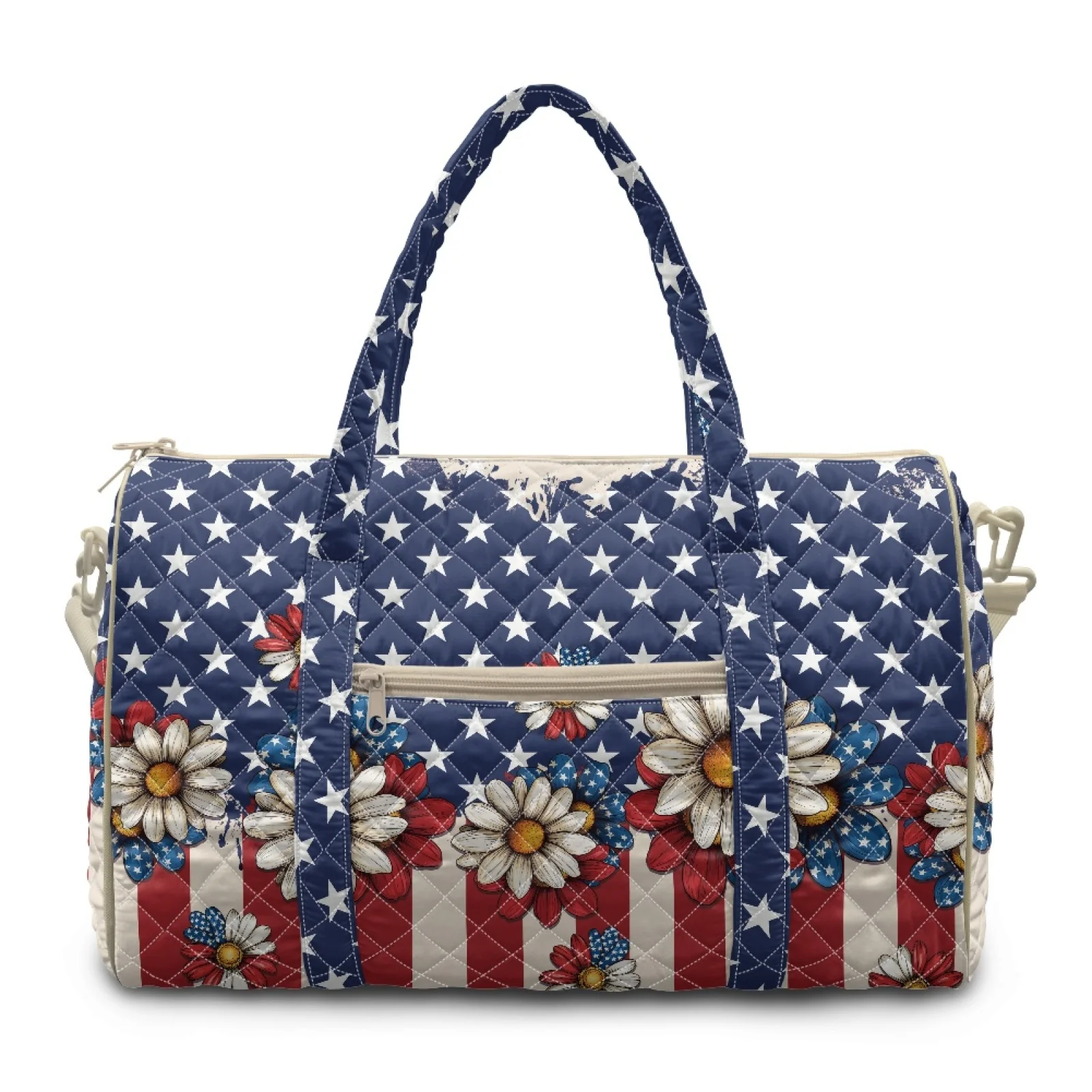 Coloranimal American Flag Versatile Carry On Tote for Sports Polyester Carry on Tote Bags 2026 New