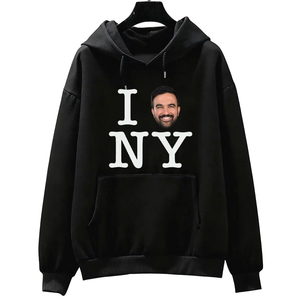 Zohran Mamdani 2025 NYC's First Muslim Mayor Progressive Democrats Men Hoodies Zohran for New York City DSA Hoodies Men Clothing