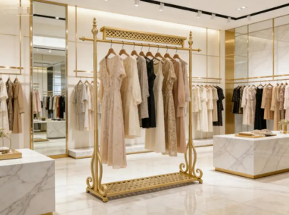 

Вращающаяся вешалка-органайзер для демонстрации мужской и женской одежды, аксессуаров и модных изделий