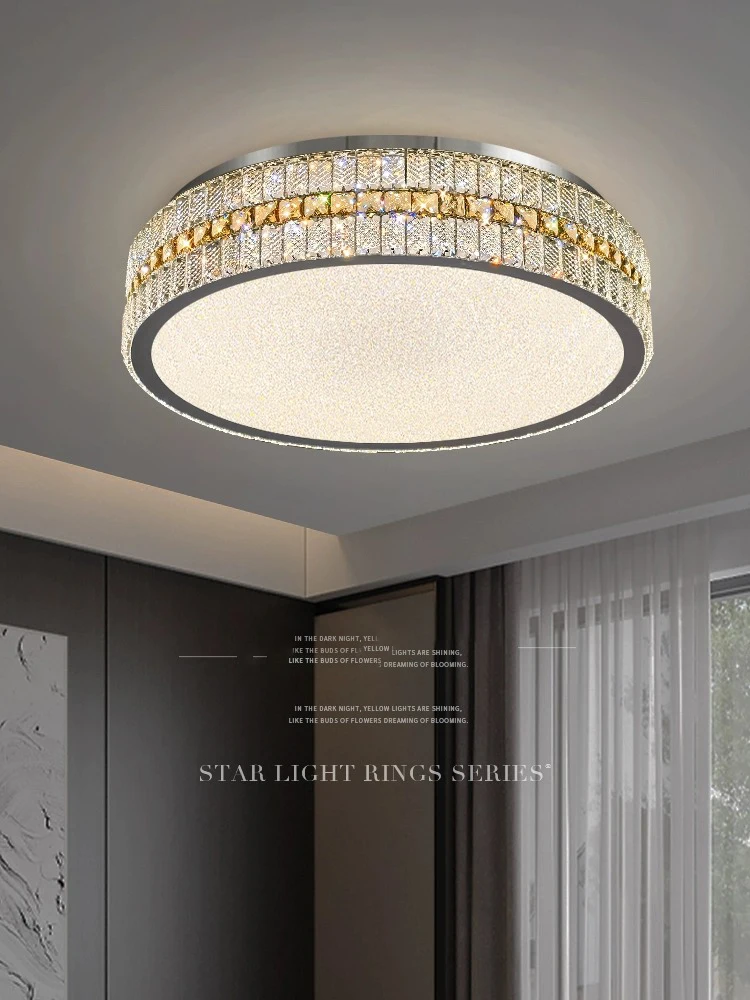 postmodern luxury crystal chandelier lamp decoracao de casa led sala de estar e quarto novo design luminaria 2024 01