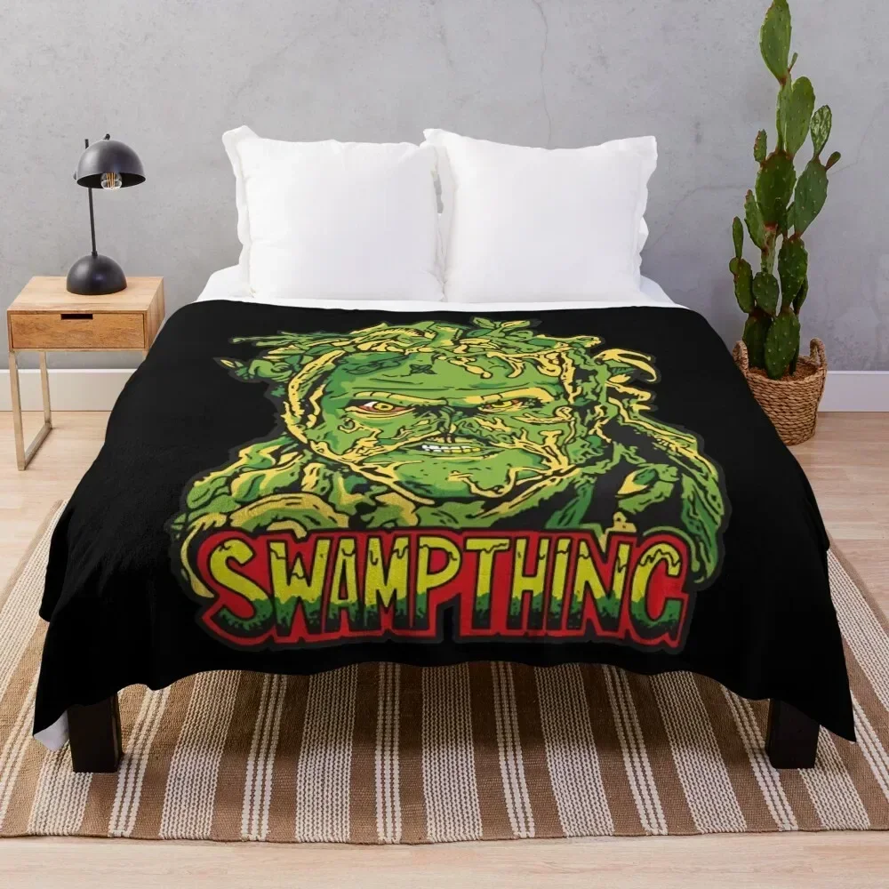 

Gift Idea Swamp Thing Christmas Holiday Throw Blanket