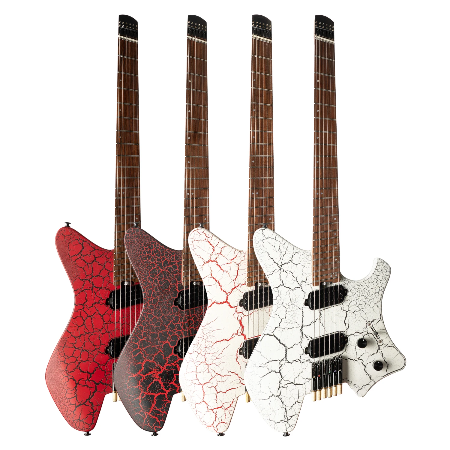 

Гитары земли GW-6F 6-струнный безголовый 3-позиционный переключатель, 1 тон, 1 электрогитара с фиксированным мостом громкости