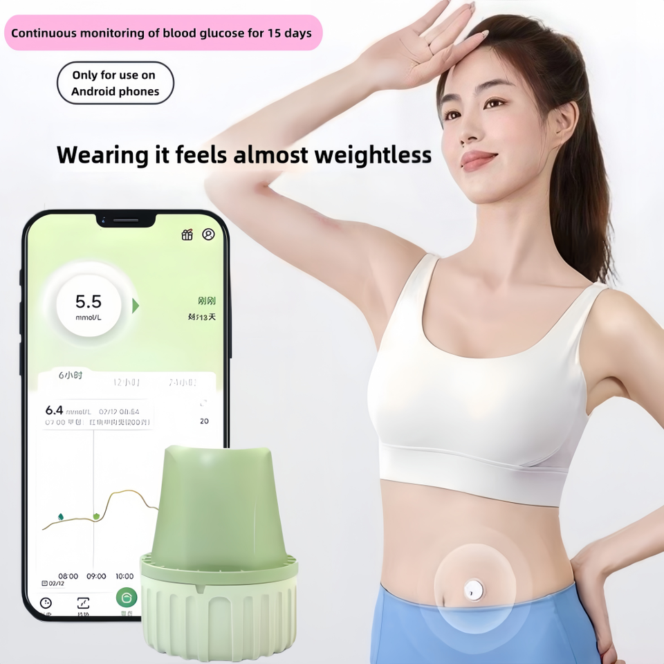  FreeStyle Libre blood glucose monitor 24 hours x 15 days real-time monitoring, AidexX dynamic blood glucose monitor 