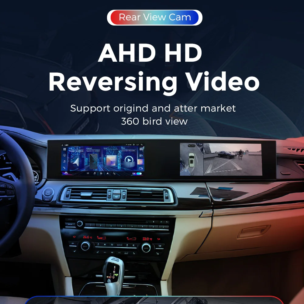 21 Inch Car Stereo Touch Screen Car Headunit 4G Sim Card Support WiFI Internet BT For BMW 7 Series F01 F02 CICI NBT