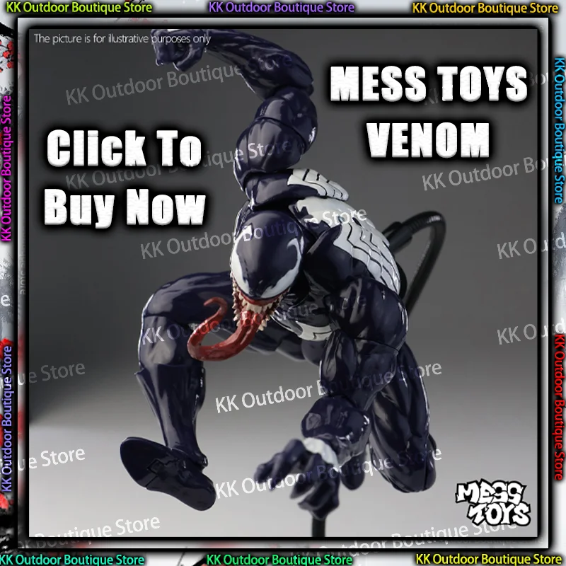 

НОВИНКА: Фигурка Человек-паук Venom Lethal Neighbor Symbiotic Black Suit от Mess Toys – Аниме-модель, кукла, подарок, игрушка