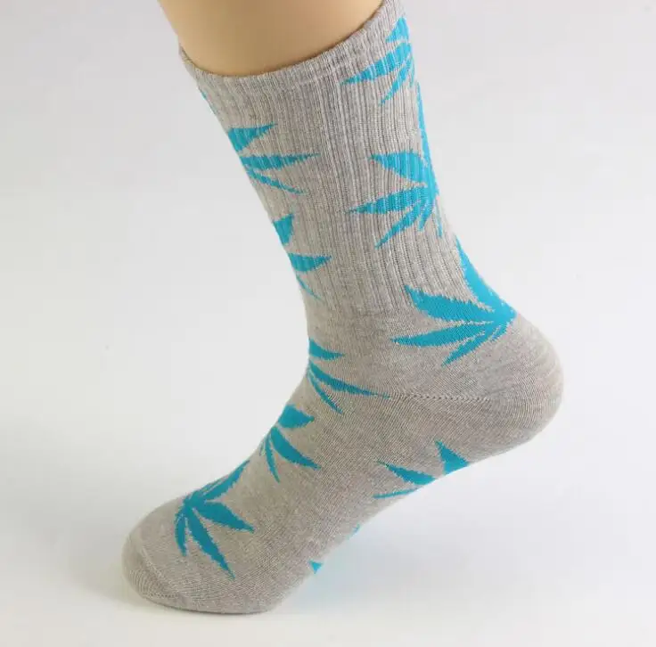 Winter high Quality Weed Leaf Socks For Man Women Fashion Cotton Hip Hop skateboard Socks Calcetines