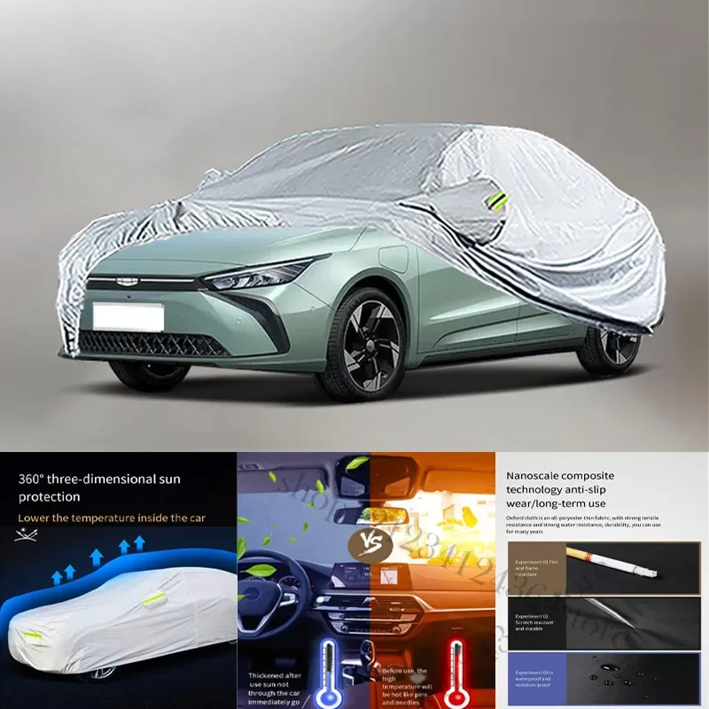 For Geely Geometry G6 Auto Anti snow Anti dust Anti-uv Anti peeling paint And Anti Rainwater 210t car cover Car cover protection