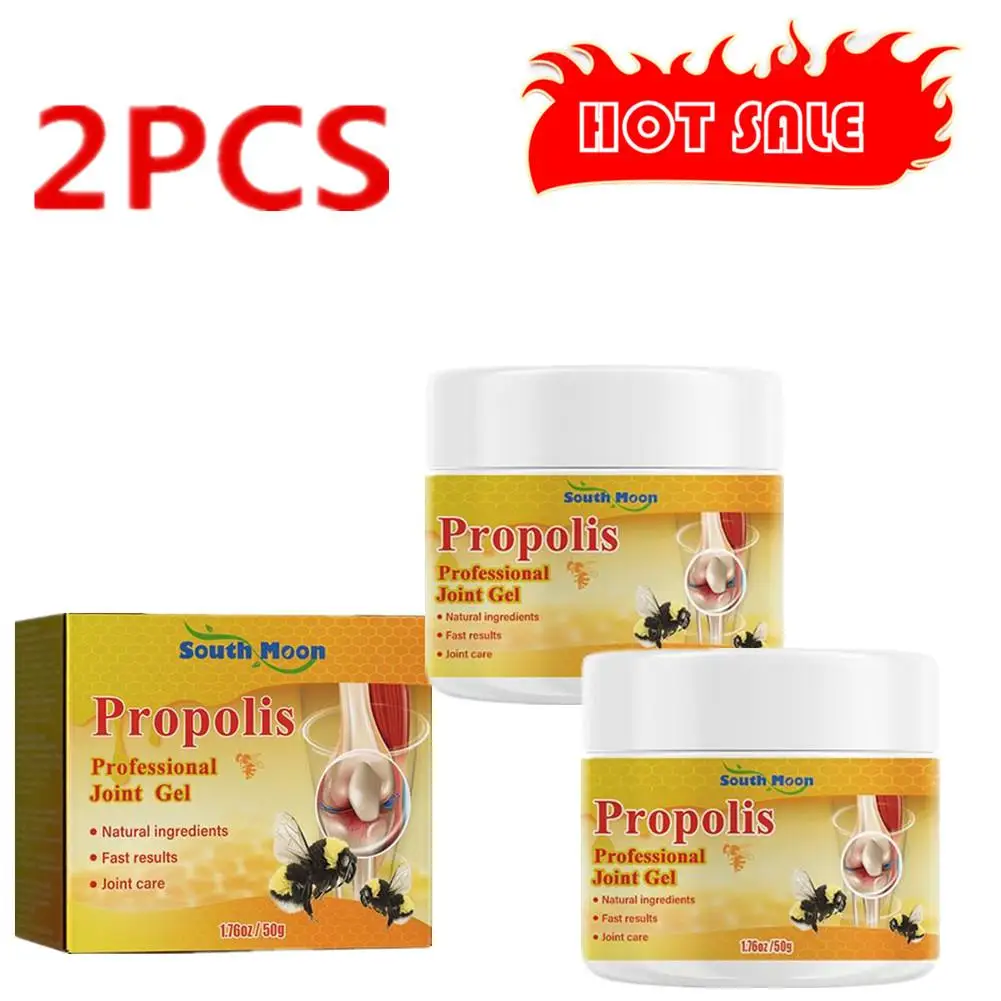 

2pcs 50g Professional Joint Bone Therapy Gel Bee Venoms Propolis Treatments Gel Bee Venoms Gel For Legs Hands Arms Feet