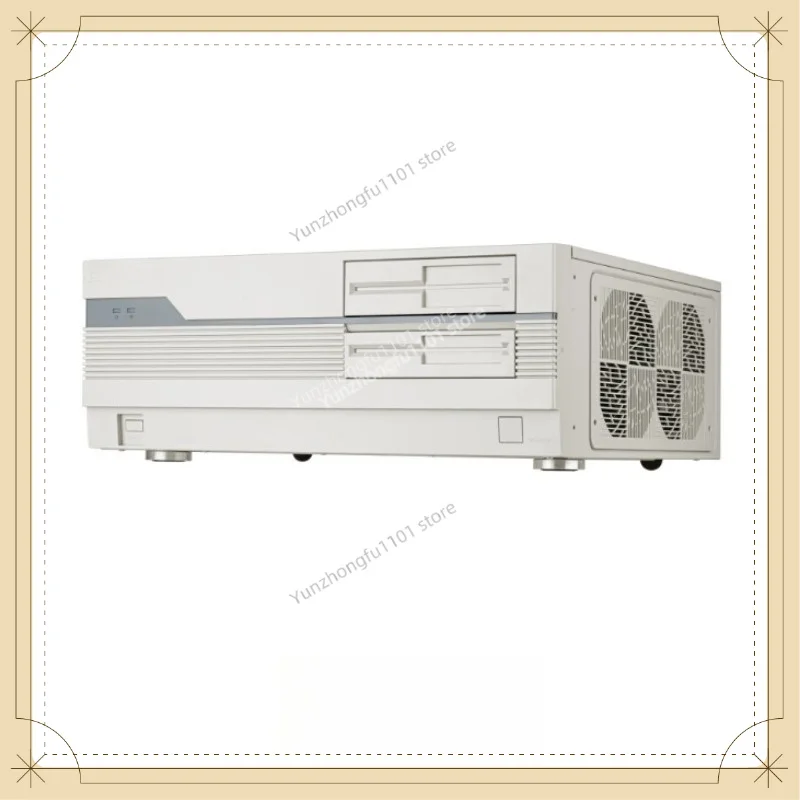 SilverStone Retro Horizontal ATX PC Case Optical Drive Bay Positive‑Pressure Airflow Design Office Gaming Computer Chassis