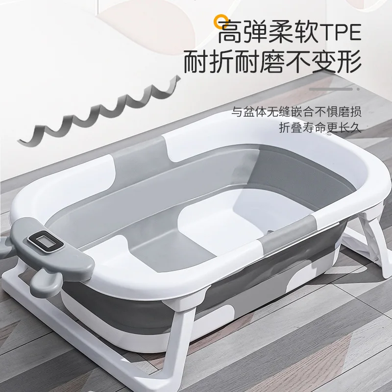 Bebê quente três vezes newborub pode sentar e deitar downtub portátil chilub