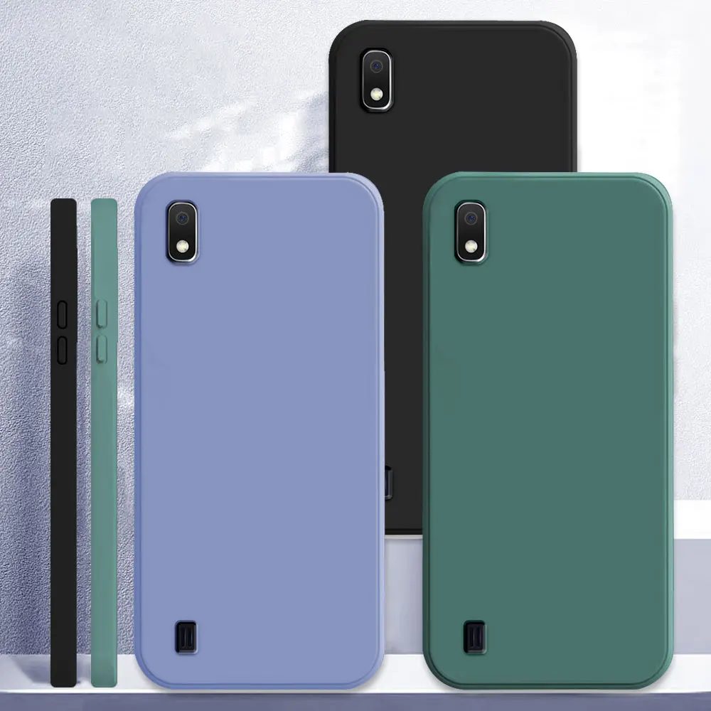 For Samsung A10 Case Silicone Soft Cover For Samsung Galaxy A10S Fundas Color Phone Cases For Samsung A10 Coque Bumper