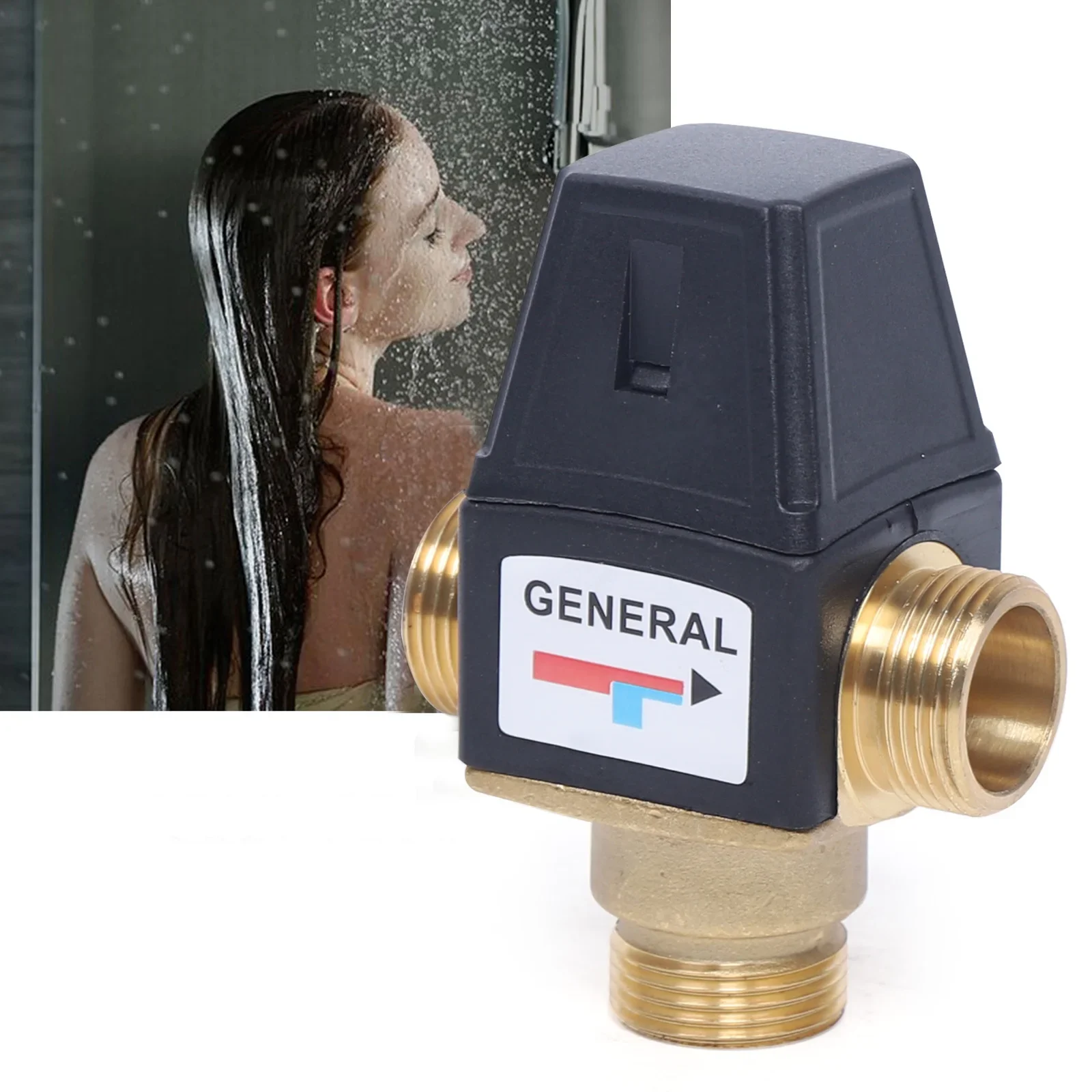 GTK-Serie Thermostatisches Wassermischventil DN20 3-Wege mit Kalkschutz, Sicherheitsschutz und Konstanttemperaturregelung – Detail 5