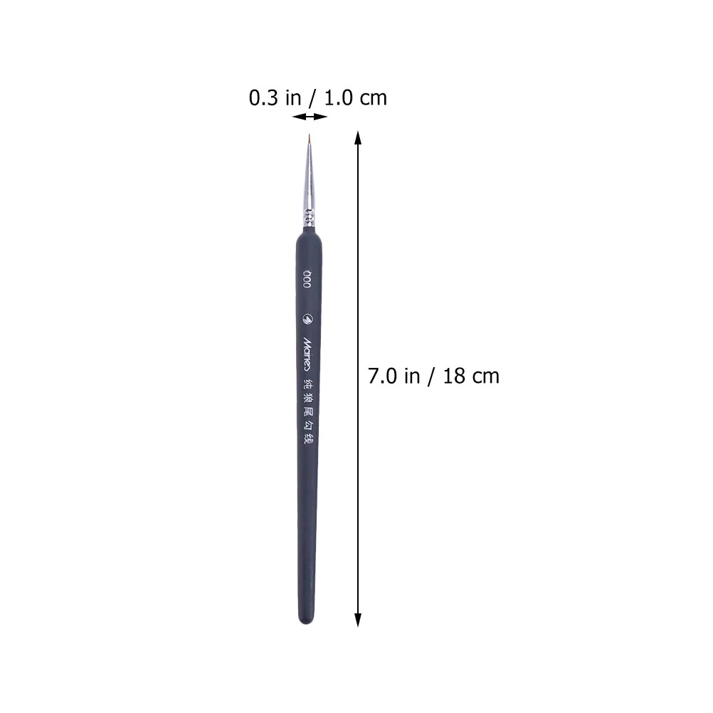 6-teiliger Hakenstift, Malwerkzeuge, Miniaturen, Zeichnung, Linienstifte, Aquarellfarben, Bleistifte, Pinsel, Liner, Schule