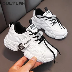 Breathable Mesh Sneakers Sports Shoes for Children Spring Summer Kids Boys Student Solid Sole Running Shoes for Girls