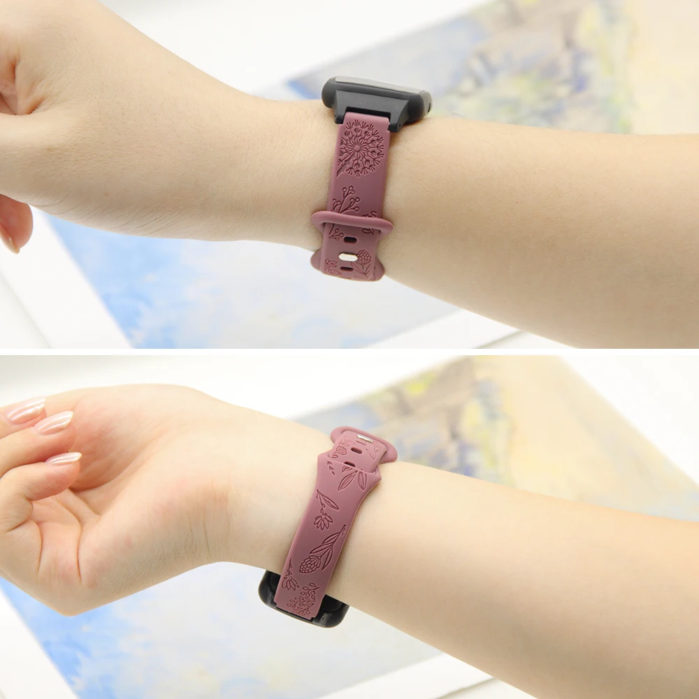 

Dandelion Pattern Strap + Soft Case For Huawei Band 6/6Pro/7 Honor Band 6/7 Bracelet Accessories Washable Sport Silicone Band