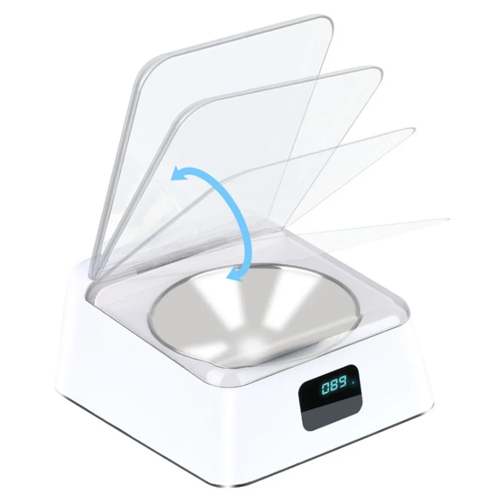 Smart Pet Feeder Automatic Open Lid Automatic Pet Feeder Bowl With USB Charging Led Screen Cat Food Feeder