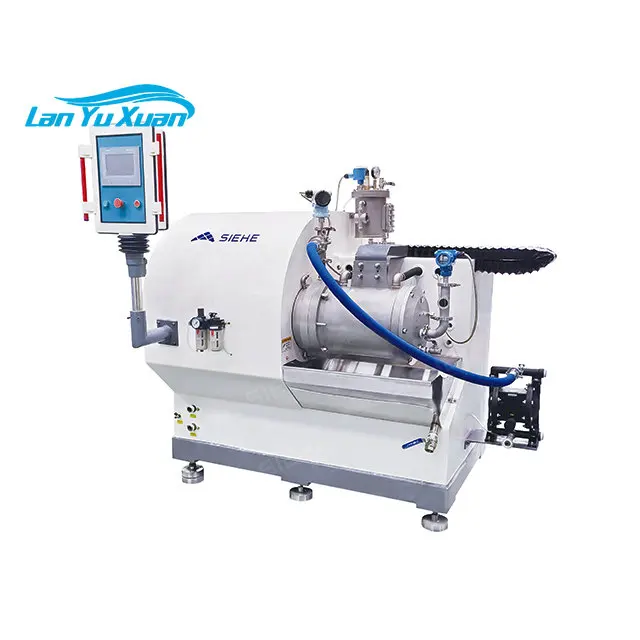 Nonmetal nano horizontal beads mill for battery slurry sand mill