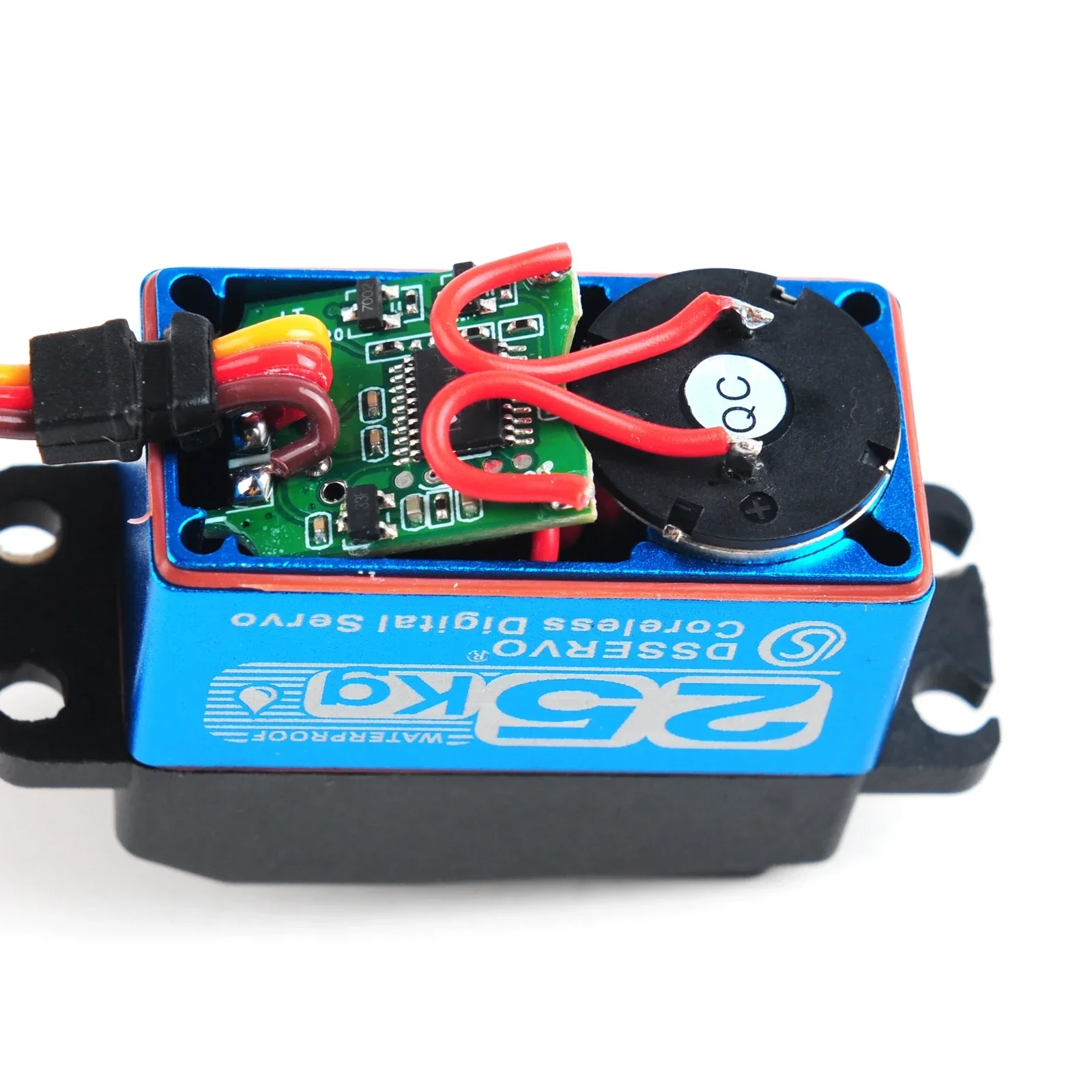 DS3225 Digitale Servomotor 25KG Waterdicht 7.4V met 25T Servo Arm IP67 180/270 Graden Gear Coreless voor 1/8 1/10 Schaal RC Auto