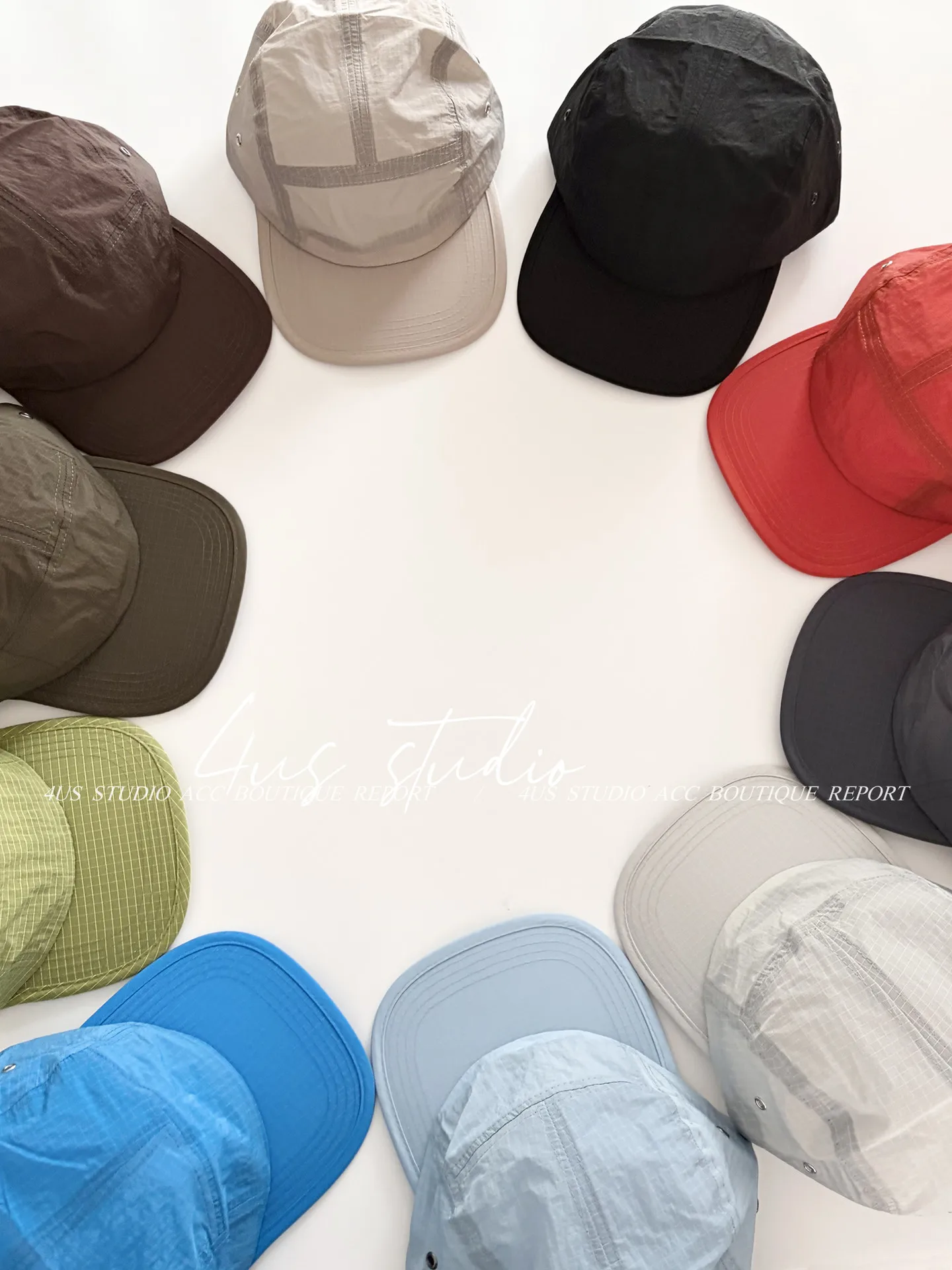 Quick-drying flat-brim baseball cap for men and women summer outdoor sun protection peaked cap sun hat to make your face smaller
