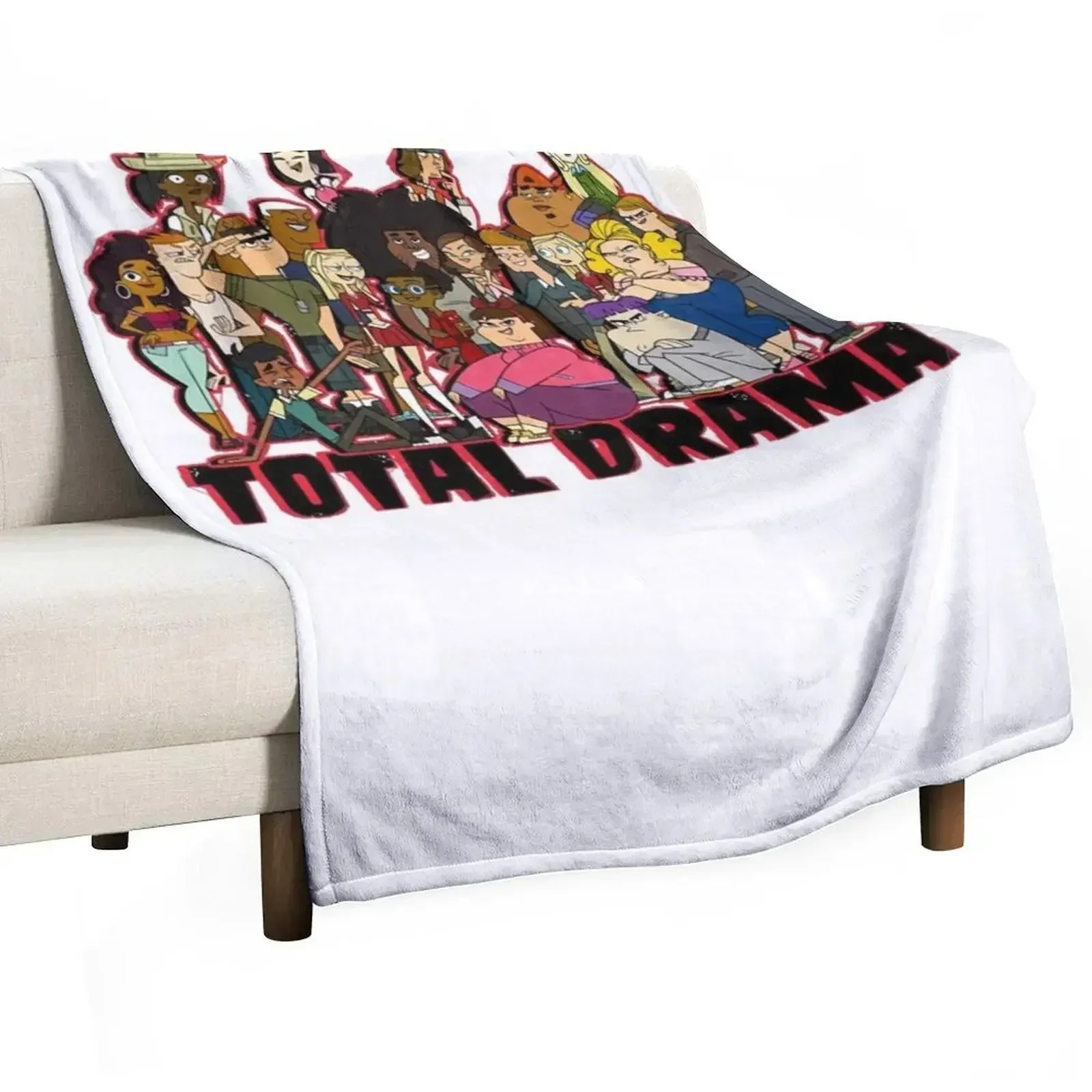 total drama Throw Blanket Soft Plaid Plush Fashion Sofas Blankets