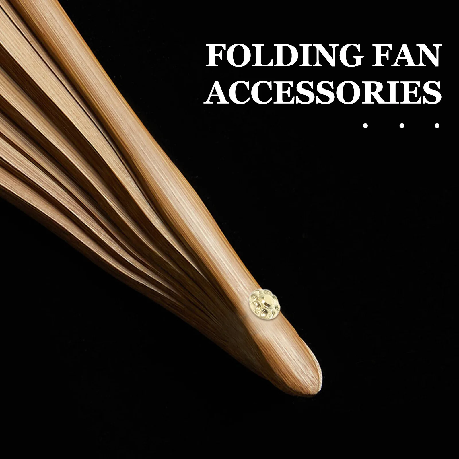 

6Pcs Folding Fan Shaft Rivet Replacement Kit Metal Pins Durable DIY Repair Handheld Fan Repair Fasteners Accessories