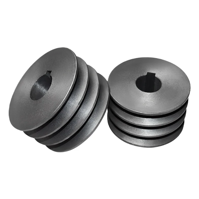 1pcs A Type V-Belt pulley 3 Slot Pulley Dia 80mm 90mm 100mm 110mm 3 Groove Triple Groove A Section Pulley Cast Iron  for Motor