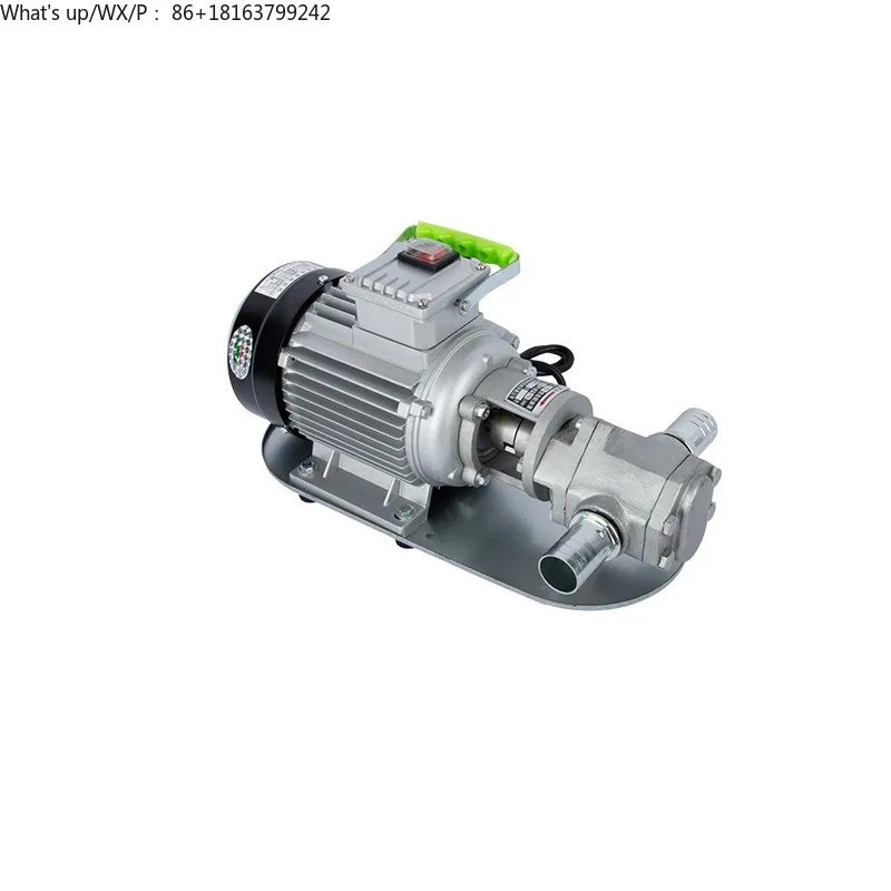 

220V/380V Stainless Steel WCB Gear Pump Customizable OEM Food Industrial Grade Electric Oil Pump Explosion-Proof Metal