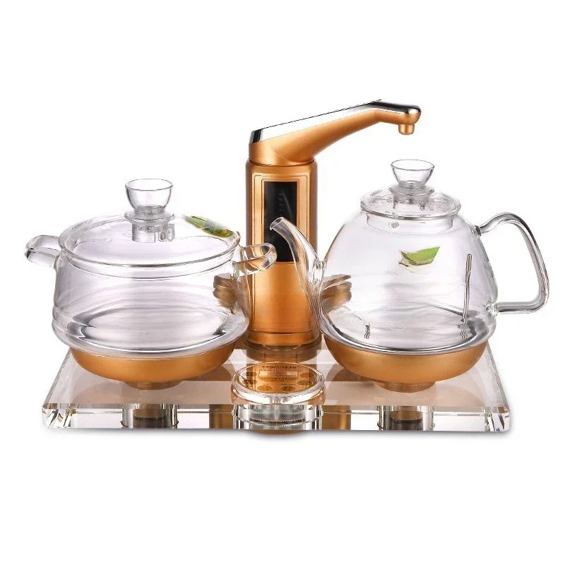 

Smart, automatic water supply electric kettle, crystal glass boiling stove