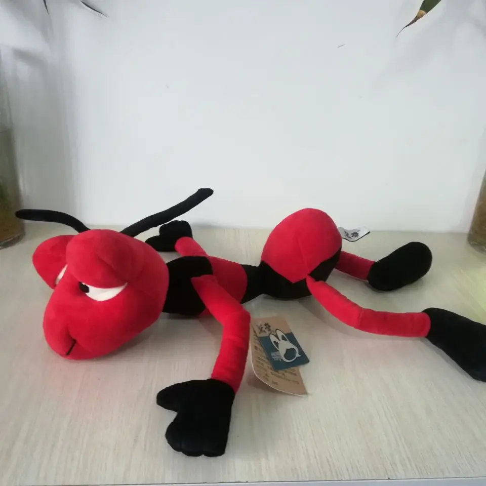 

lovely high quality plush red ant toy soft ant doll kids' birthday gift about 45cm
