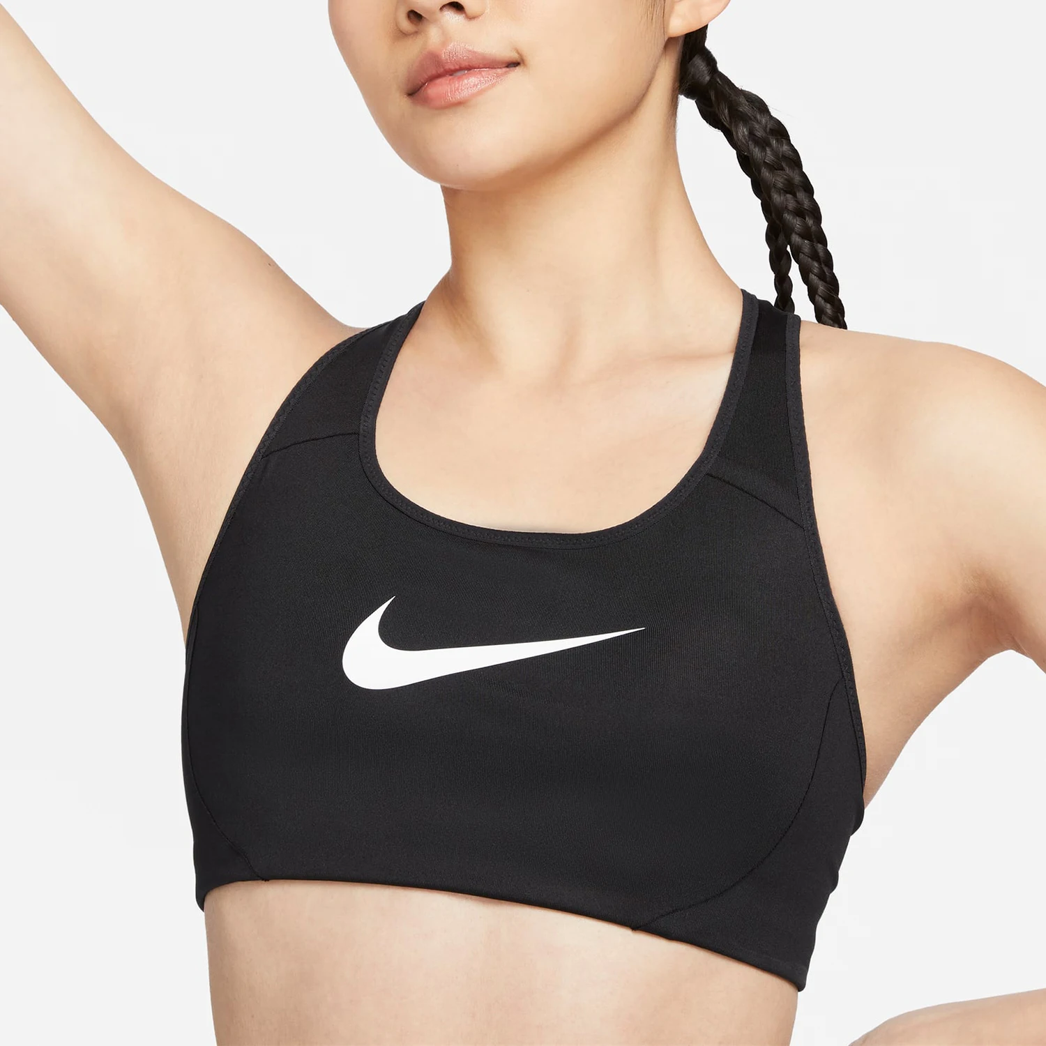 

Оригинальный модный женский спортивный бюстгальтер Nike, впитывающий влагу и дышащий, для бега, 548556-010