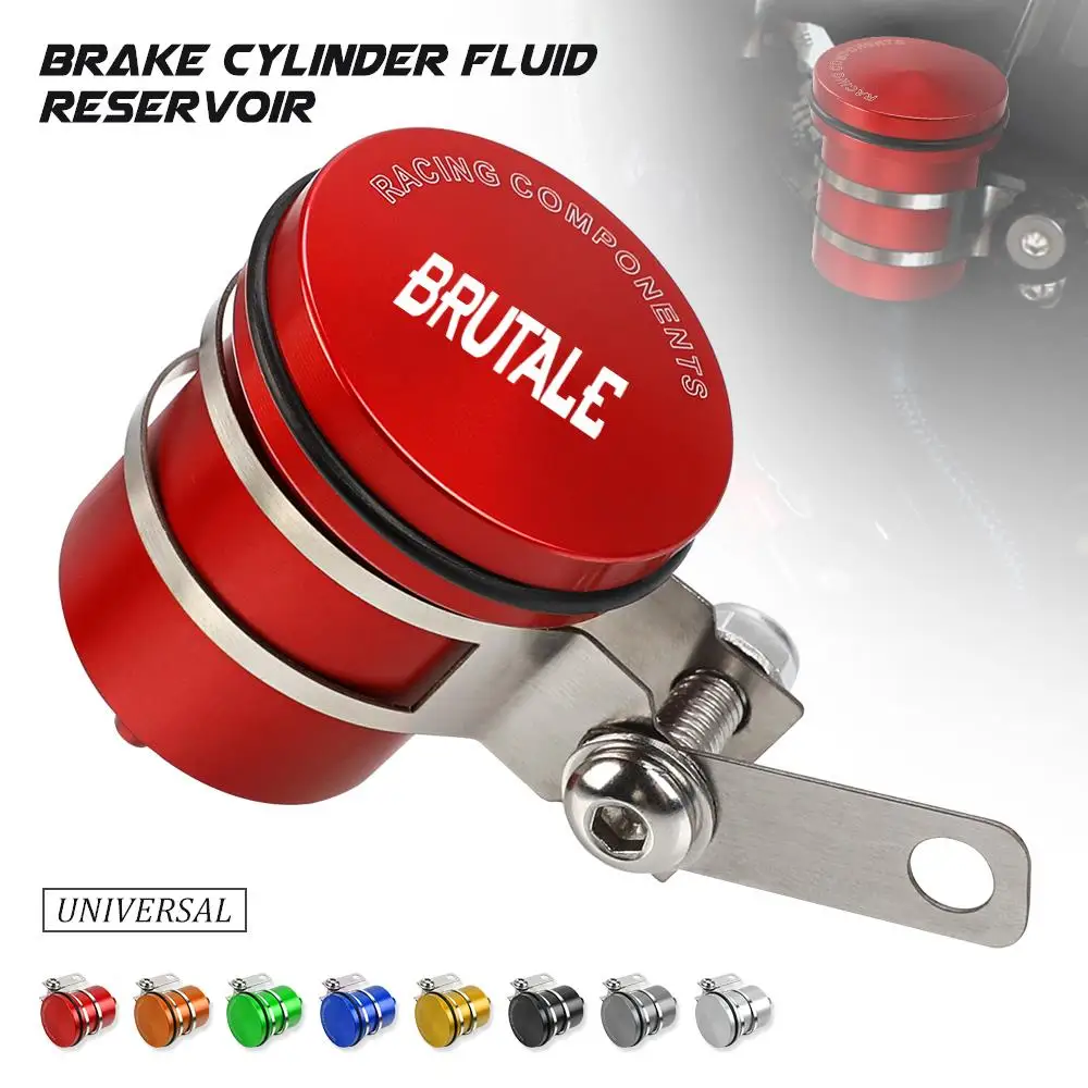 

Universal Motorcycle Brake Fluid Reservoir Clutch Tank Cylinder Oil Fluid Cup Cover FOR MV Agusta Brutale 675 910 800 1000