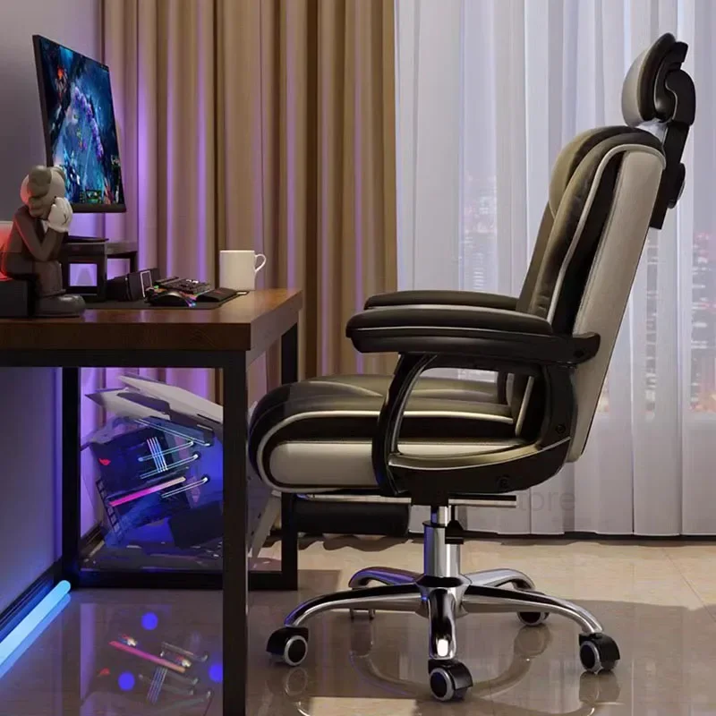 

Gaming Wheels Ergonomic Office Chair Glides Comfy Luxury Office Chair Computer Boys Aesthetic Sillas De Oficina Decoration