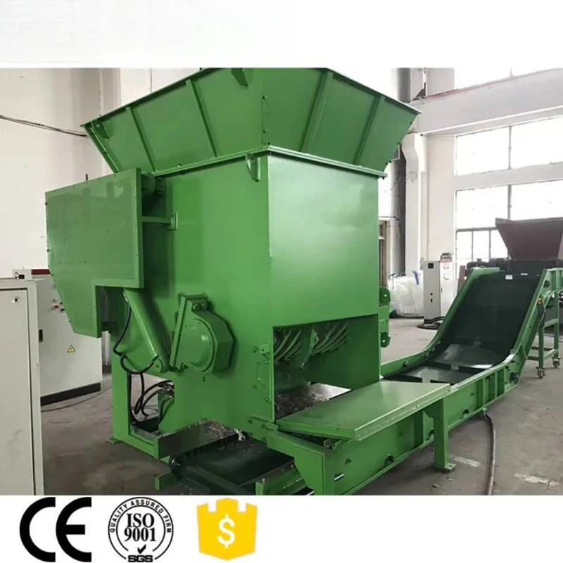 Plastic Film Bags, Tubes, Bottles, Blocky Mateials, Wood, Pape, Ties, Metal Single And Double Shaft Shedde, Plastic view 6