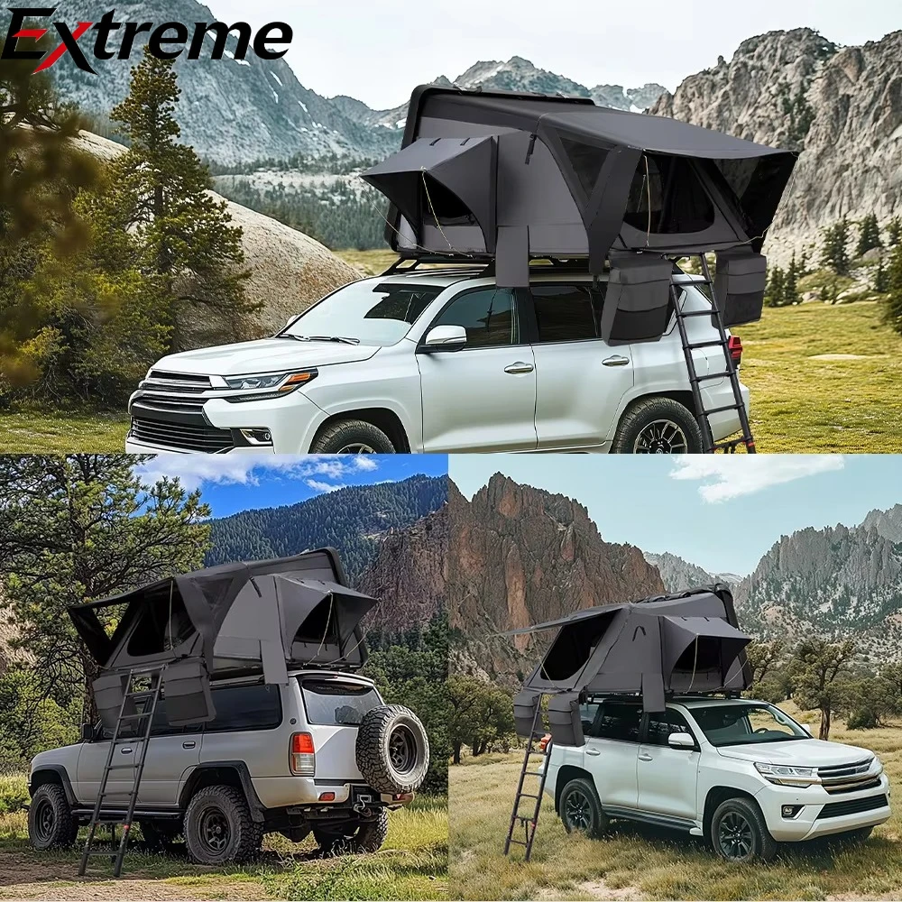

EXTREME Quick Setup Lightweight Thin ABS Hard Shell Rooftop Tent 4x4 Off-road Camping Car Roof Top Tent